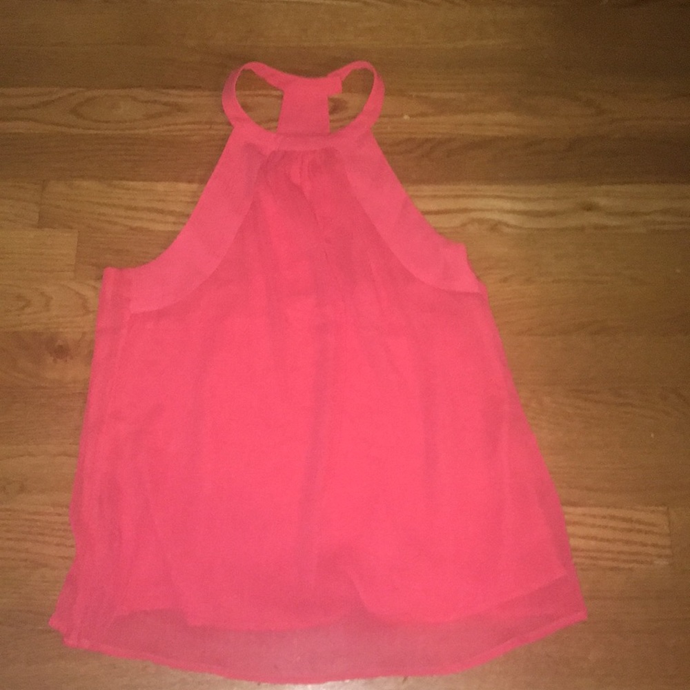high neck tank top